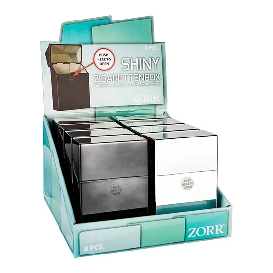 ZORR Zigarettenbox Shiny Push-Open